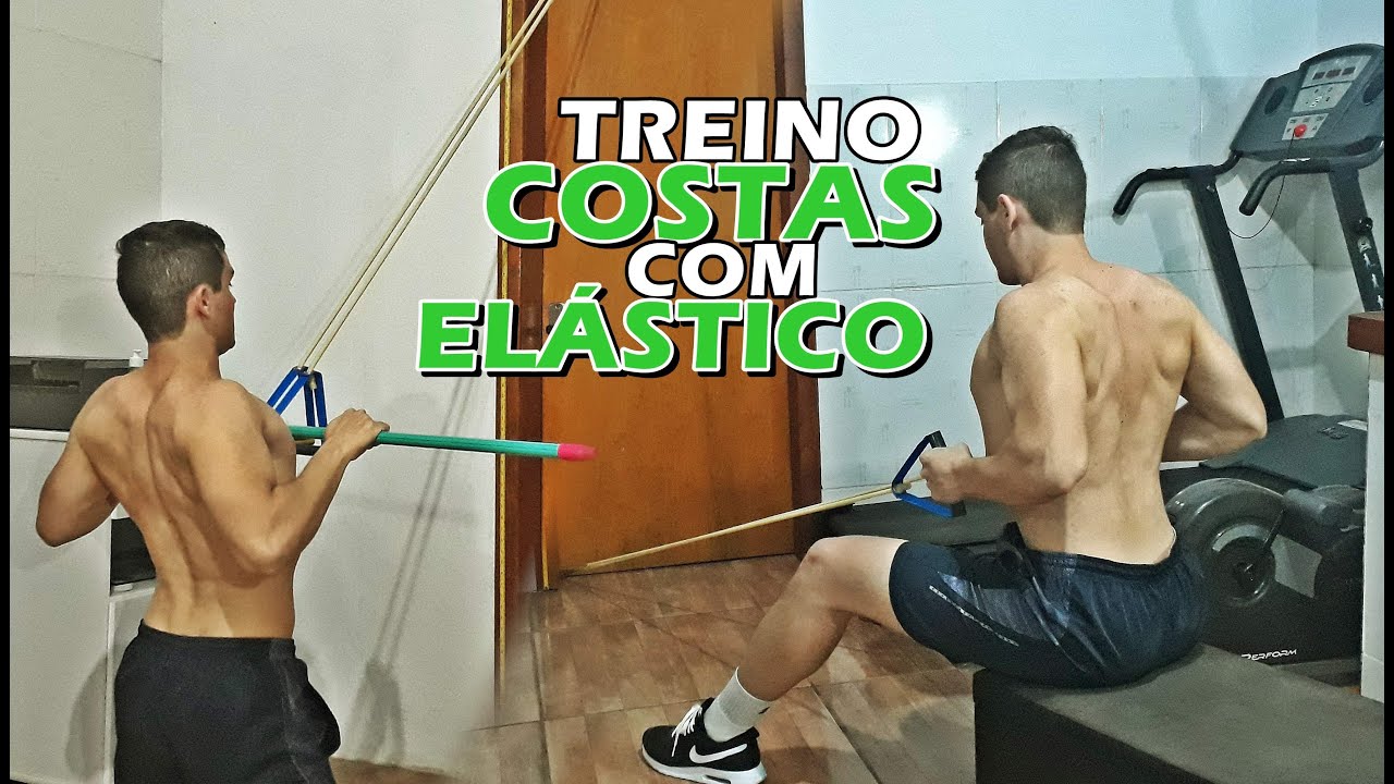 Treino Para COSTAS Com Extensor ELÁSTICO