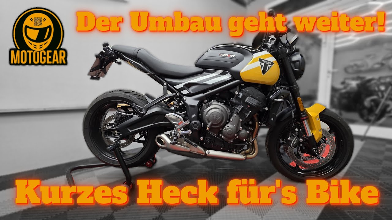 Umbau auf Kurzes Heck  | Auf dem Weg zum Cafe Racer | Part 2 | Triumph Trident 660