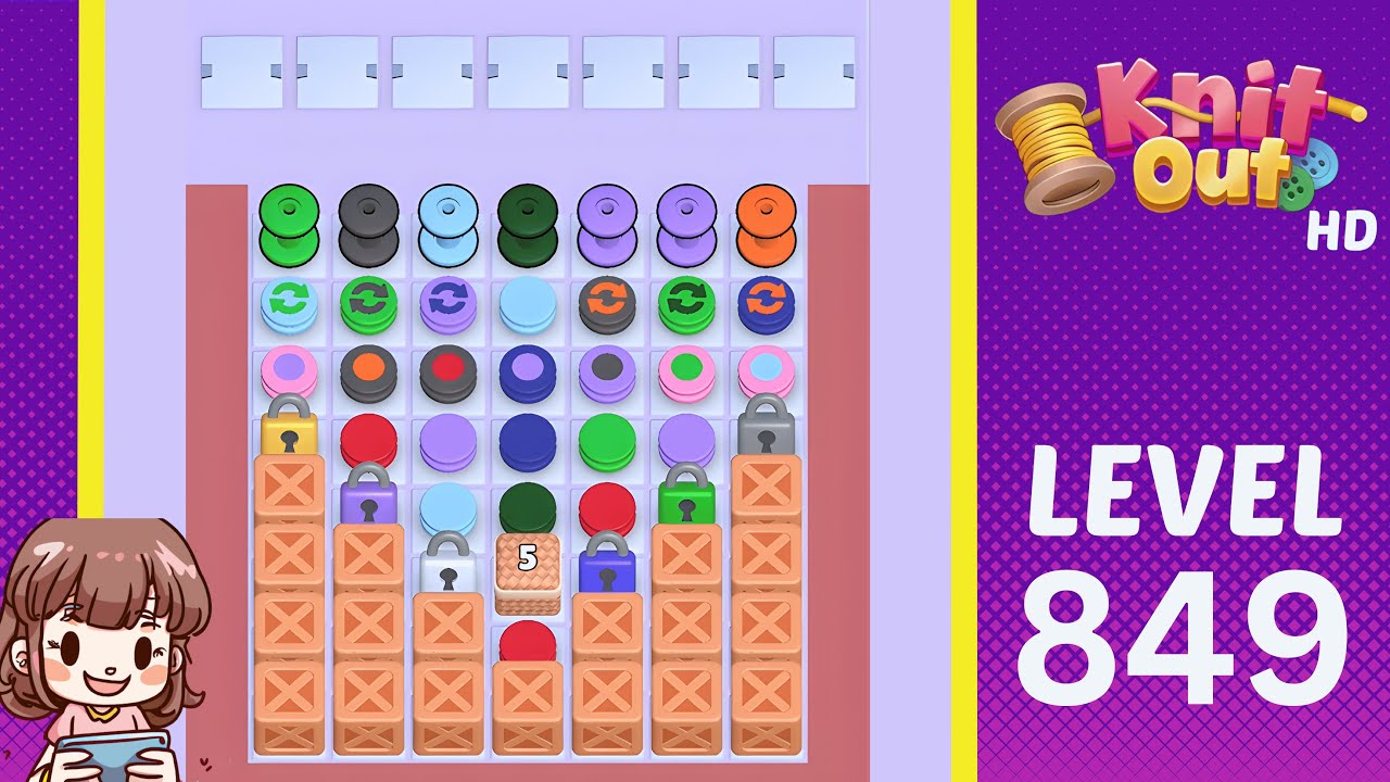 Knit Out Level 849 Solution Walkthrough