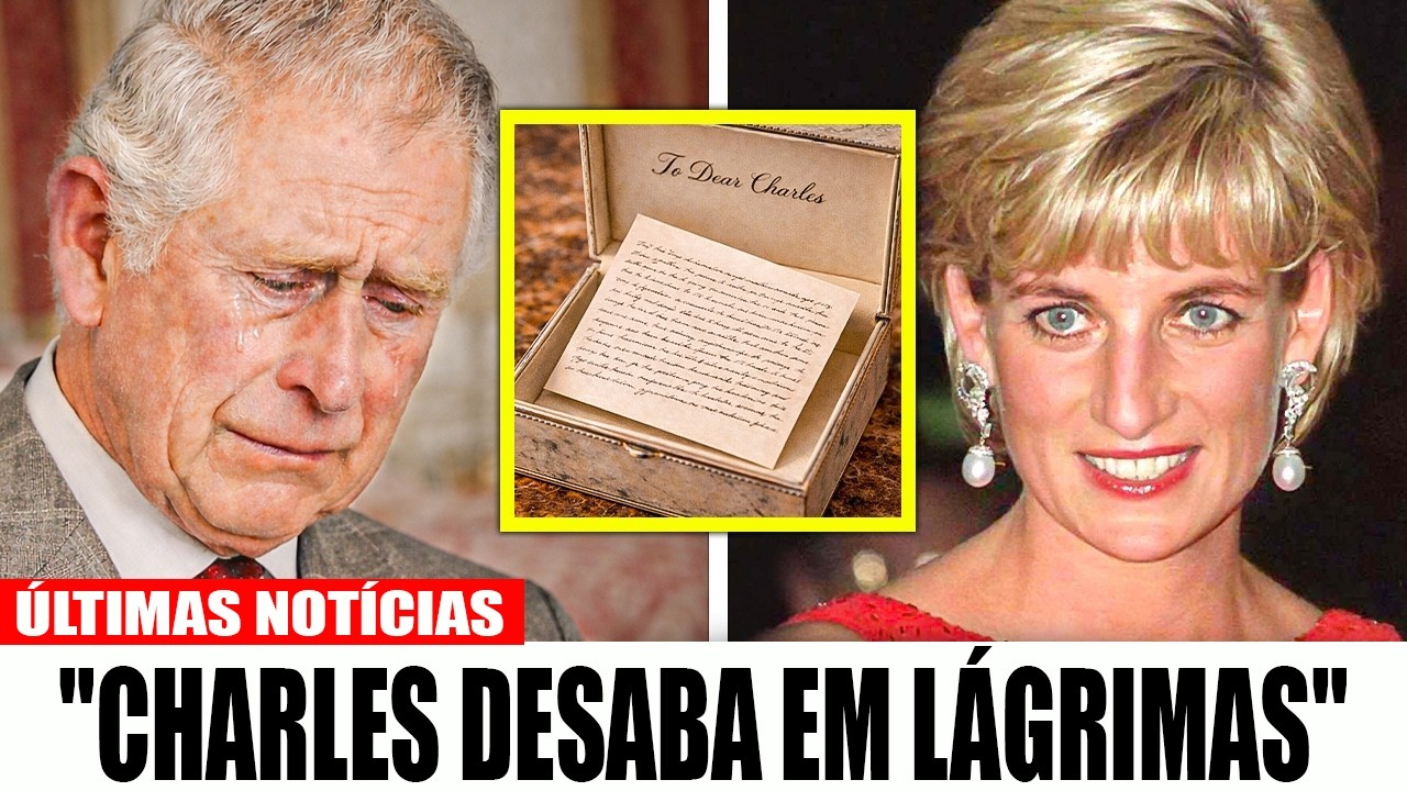 Charles em lágrimas descobrindo o bilhete escondido de Diana em sua caixa de joias!