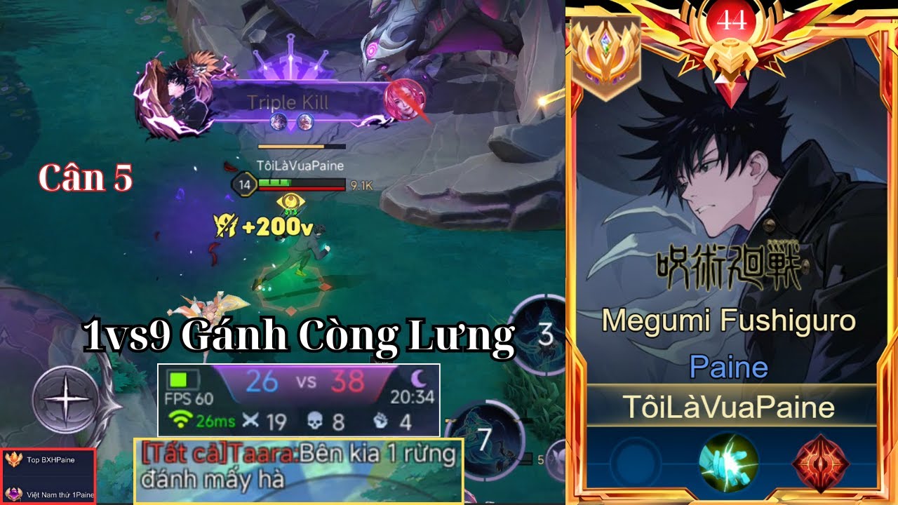 26 Phút Múa Paine Cân 5 Gánh Team Còng Lưng Rank Đầu Mùa Cực Mãn Nhãn Của Top Paine