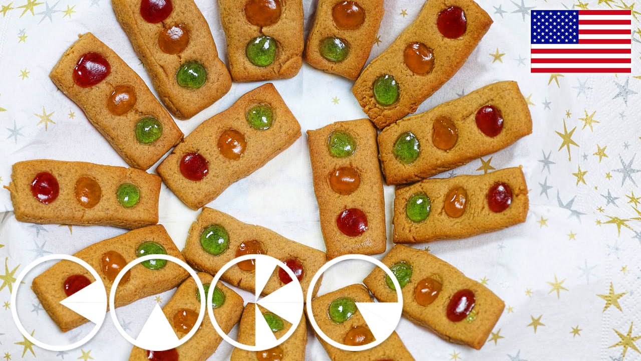 TRAFFIC LIGHT COOKIES - CHRISTMAS COOKIES Recipe