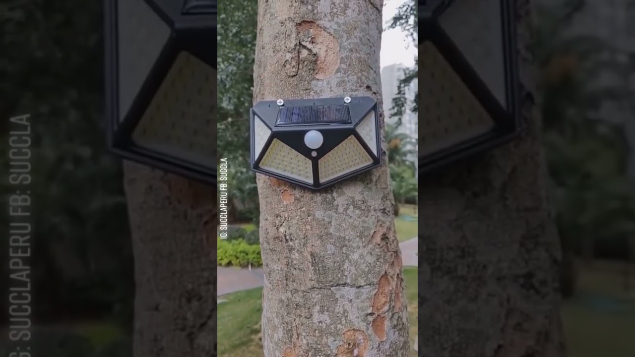 Foco solar wall lamp