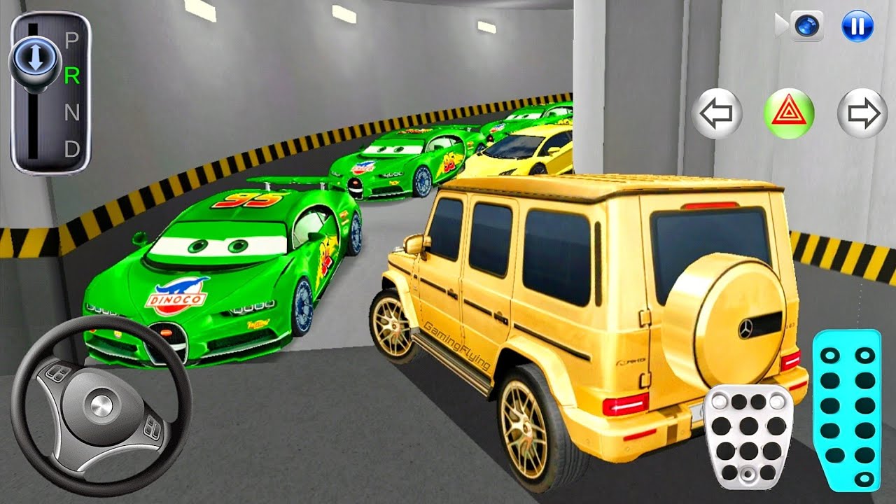 New Mercedes car Stuck in Parking Garage - 3D Driving Class 2026 - 3D Driving Class - Car Game
