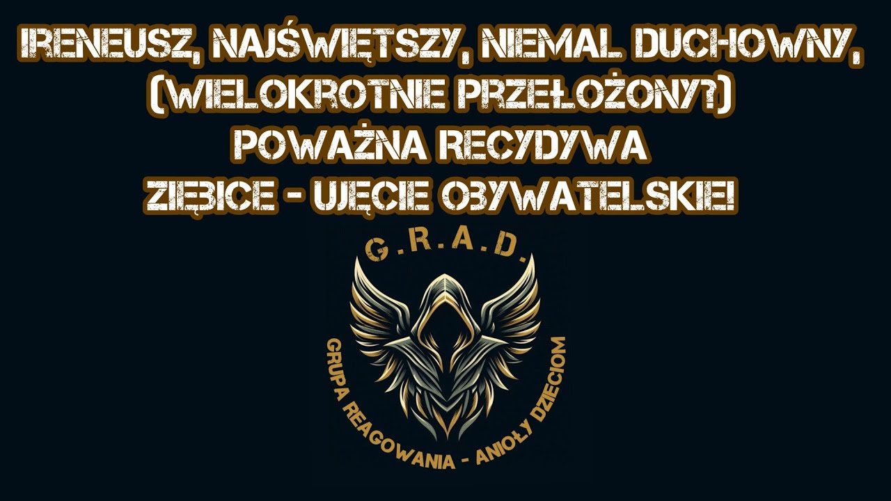 11.04.2025r. Ireneusz P. 44l, RECYDYWA, inspirację Duchowe, Ziębice, woj. Dolnośląskie. Ujecie GRAD