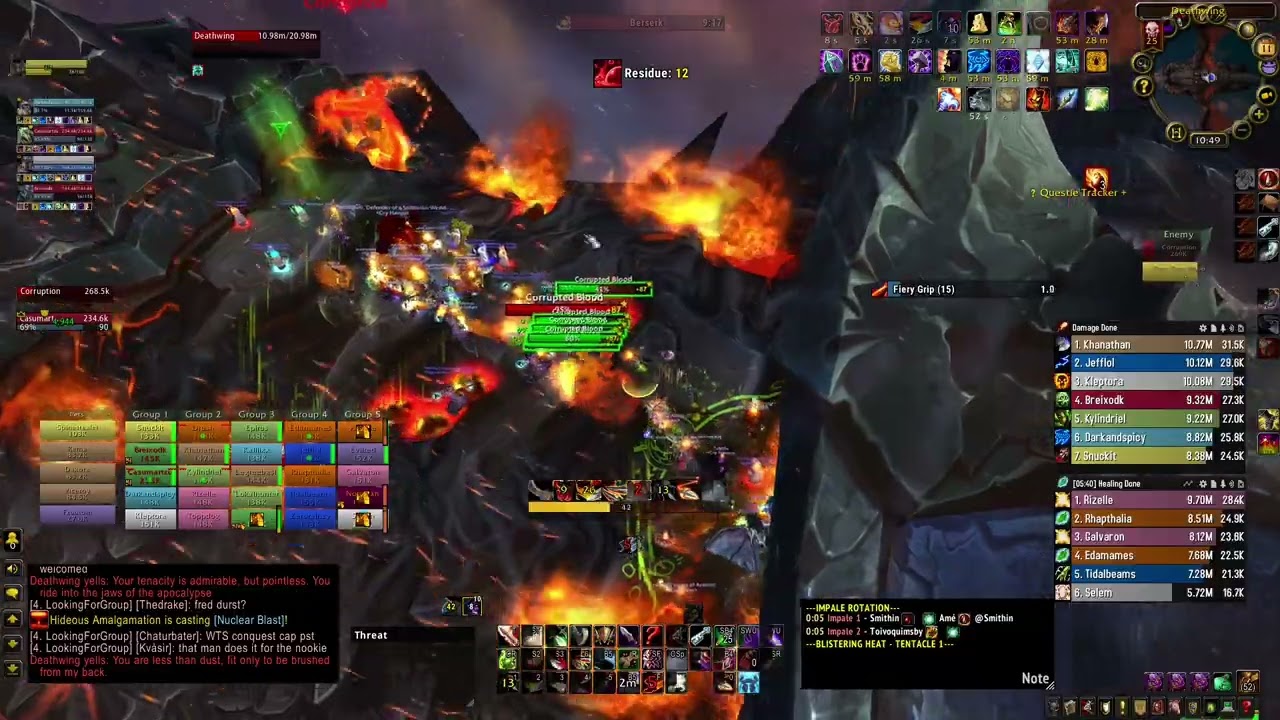 Versus - Dragon Soul 25-Man Heroic Spine of Deathwing Rogue POV