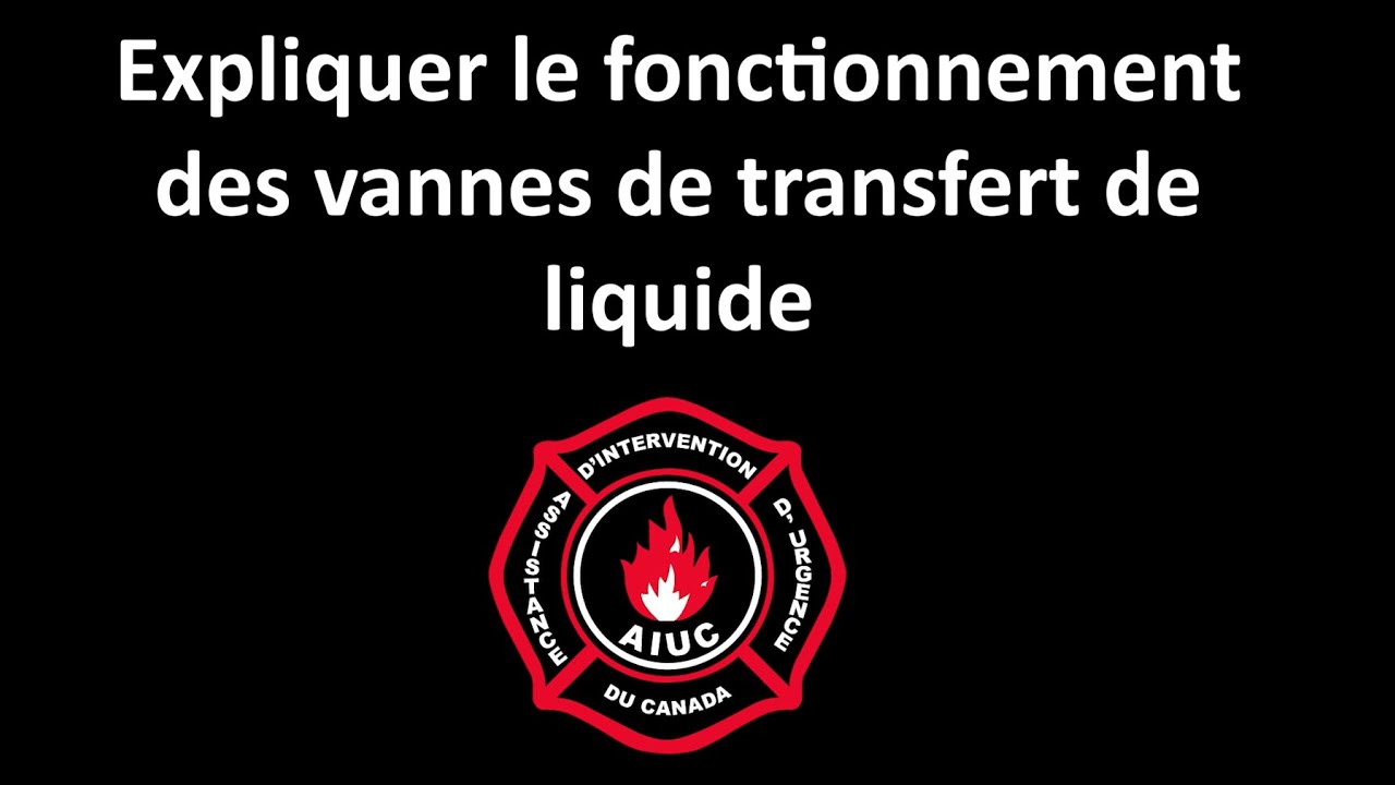 Expliquer le fonctionnement des vannes de transfert de liquide