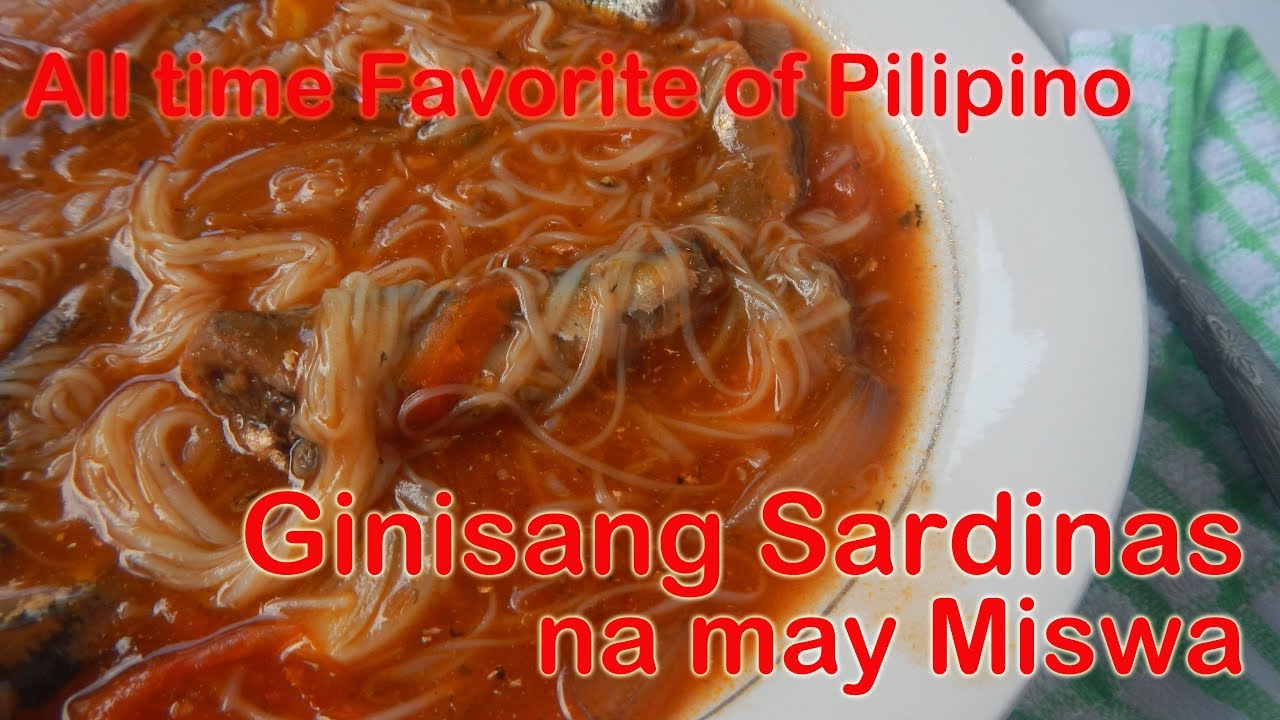 Guisadong Sardinas with Misua