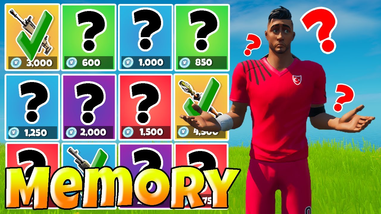 MEMORY Modus in Fortnite! mit @kidmave @odumanpique