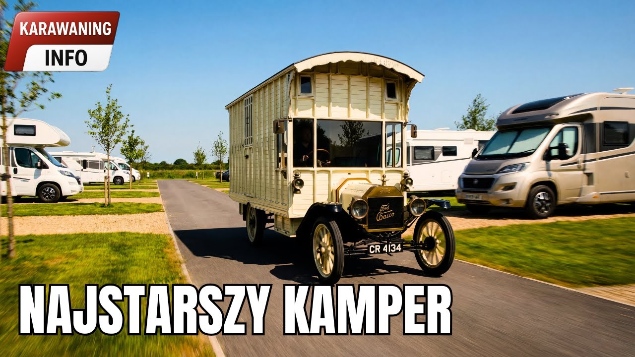 Ten kamper z 1914 roku nadal jest sprawny. Tak wygląda historia najstarszego kampera