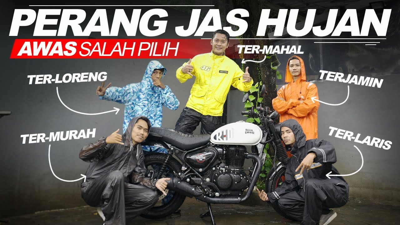 KAMI ADU! Komparasi Jas Hujan, Mana Yang Terbaik? 