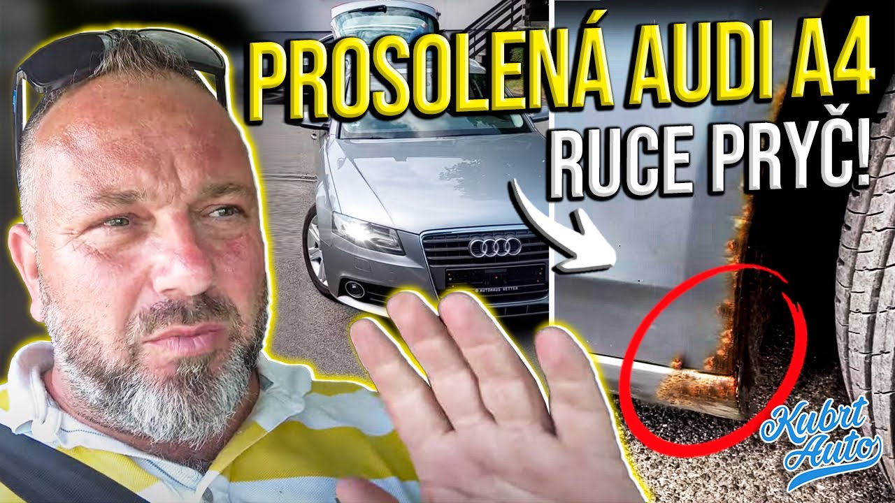 Rezavá Audi A4 za 7 000 €. Vyplatí se, nebo dát ruce pryč? Problém s elektrikou u Mazdy 6