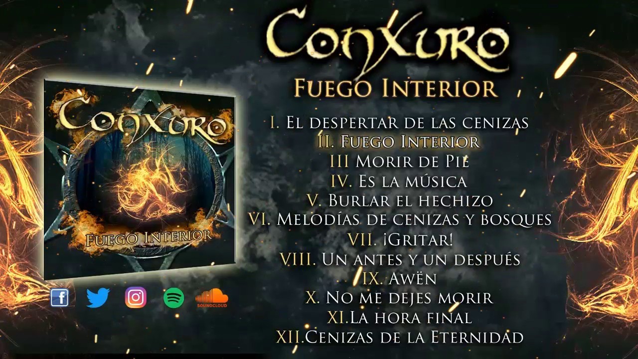 Conxuro | Fuego Interior | Disco Completo Oficial (2017)