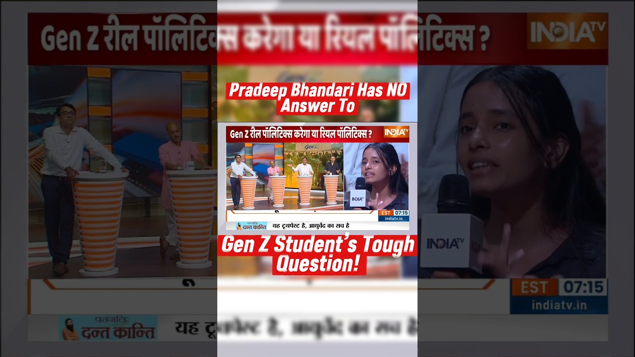 Pradeep Bhandari Has NO Answer To Gen Z Student&rsquo;s Tough Question! 🔥
