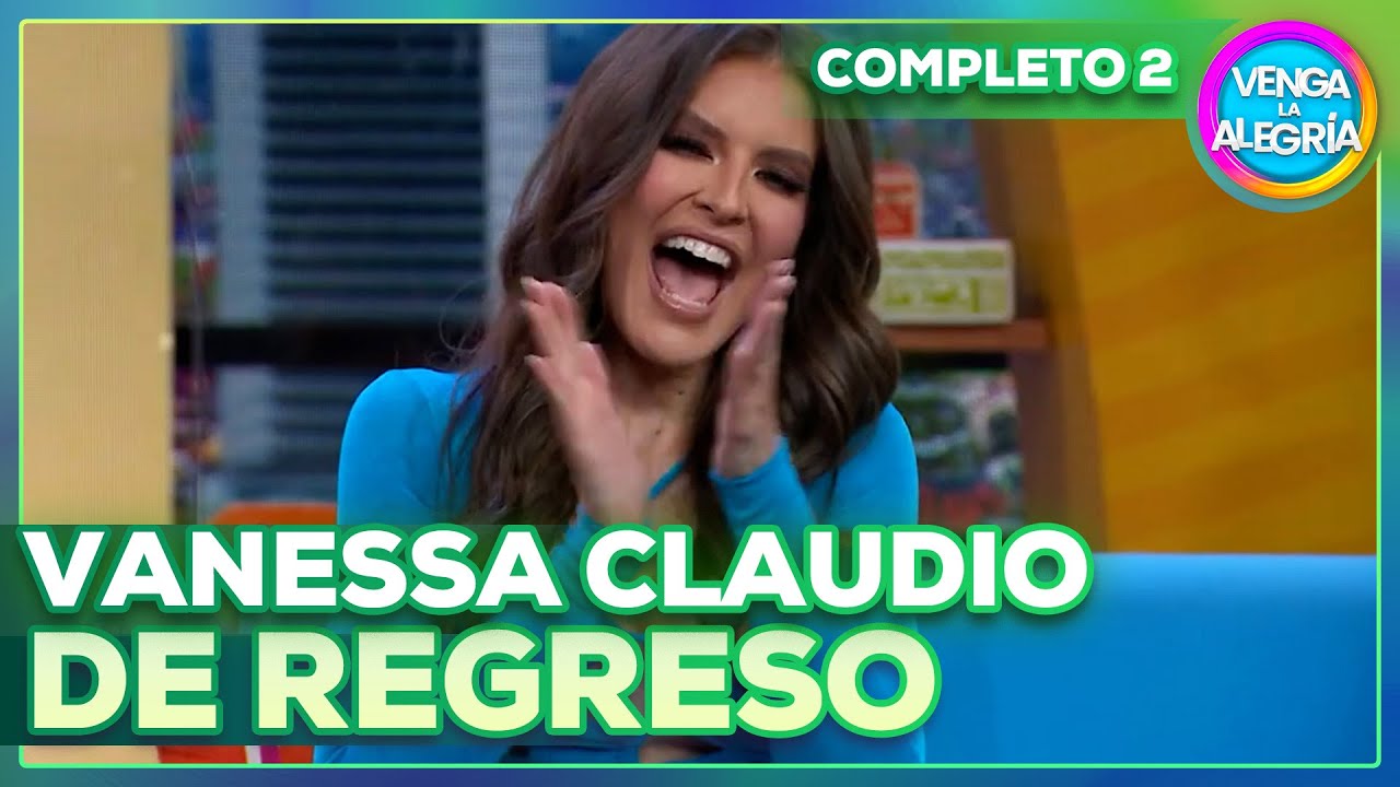 &iexcl;Vanessa Claudio regres&oacute; para recordar sus a&ntilde;os como conductora! 🤩✨ | Venga la Alegr&iacute;a