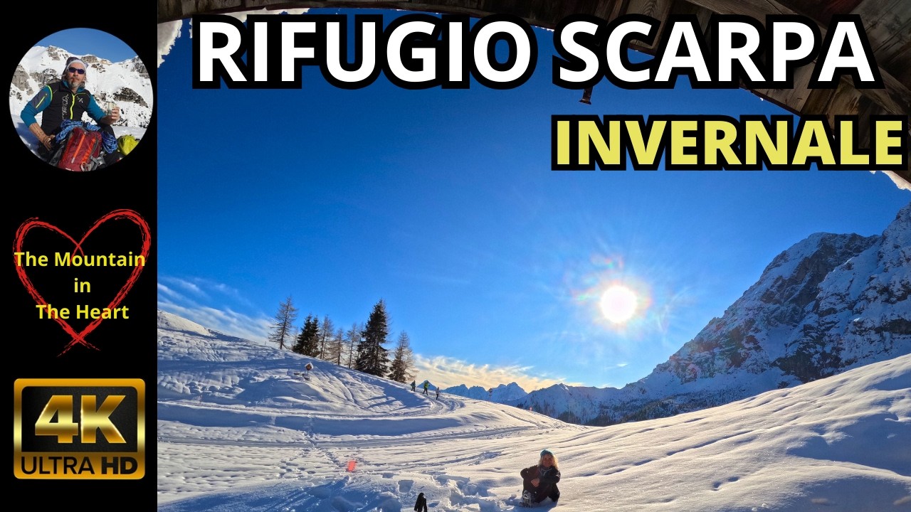 Rifugio Scarpa | Trekking facile invernale nelle Dolomiti Agordine