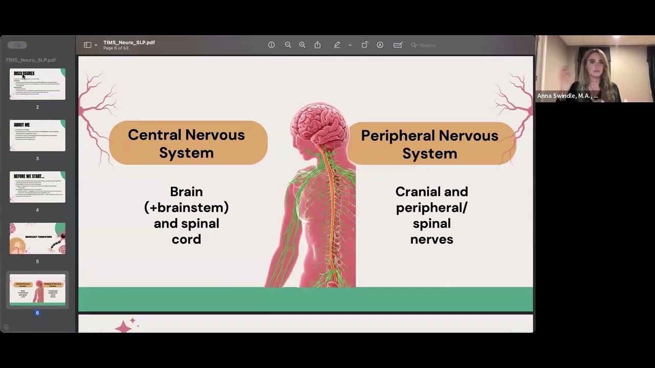 Neurology and the Role of the Speech Language Pathologist
