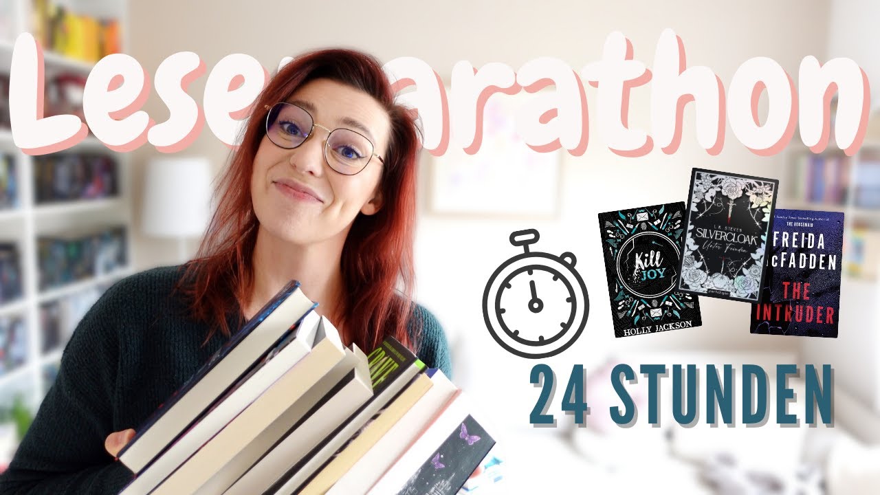 Wie viele Bücher kann ich in 24 Stunden lesen? 📚 Lesemarathon