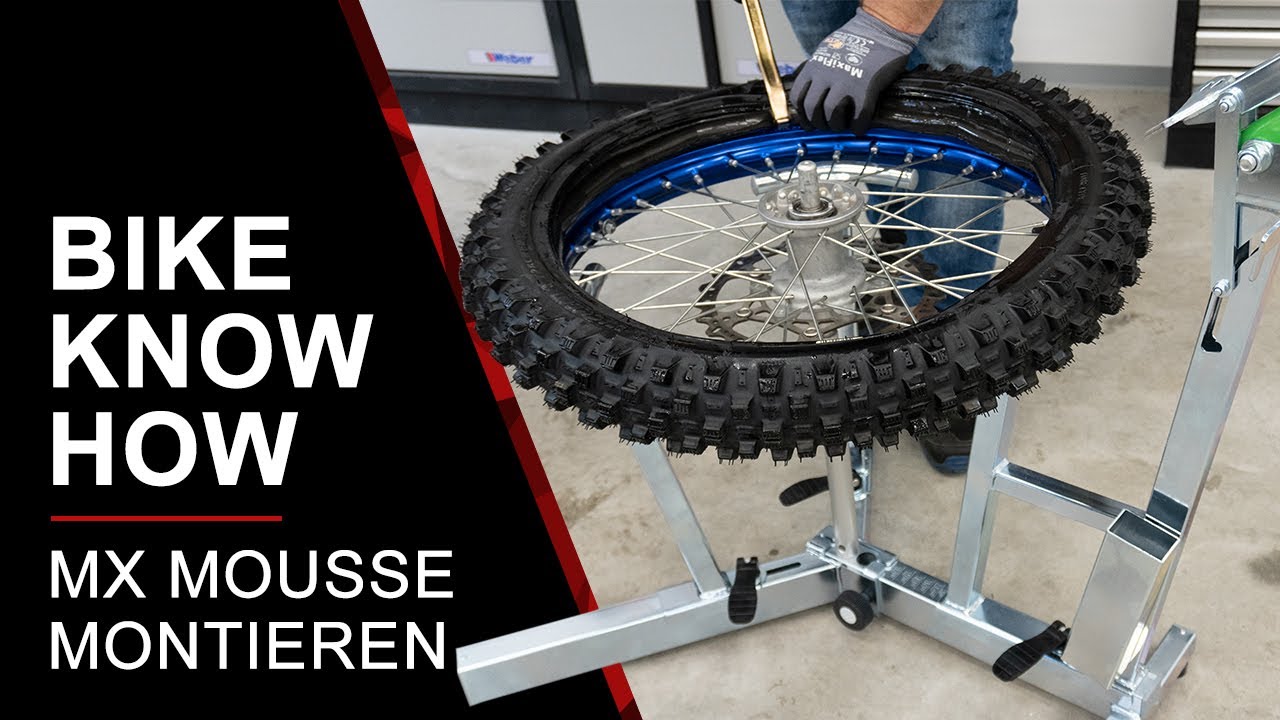 Warum und wie man Moussegummi im Motorradreifen montiert ? - Riders-Store.de Bike Know How
