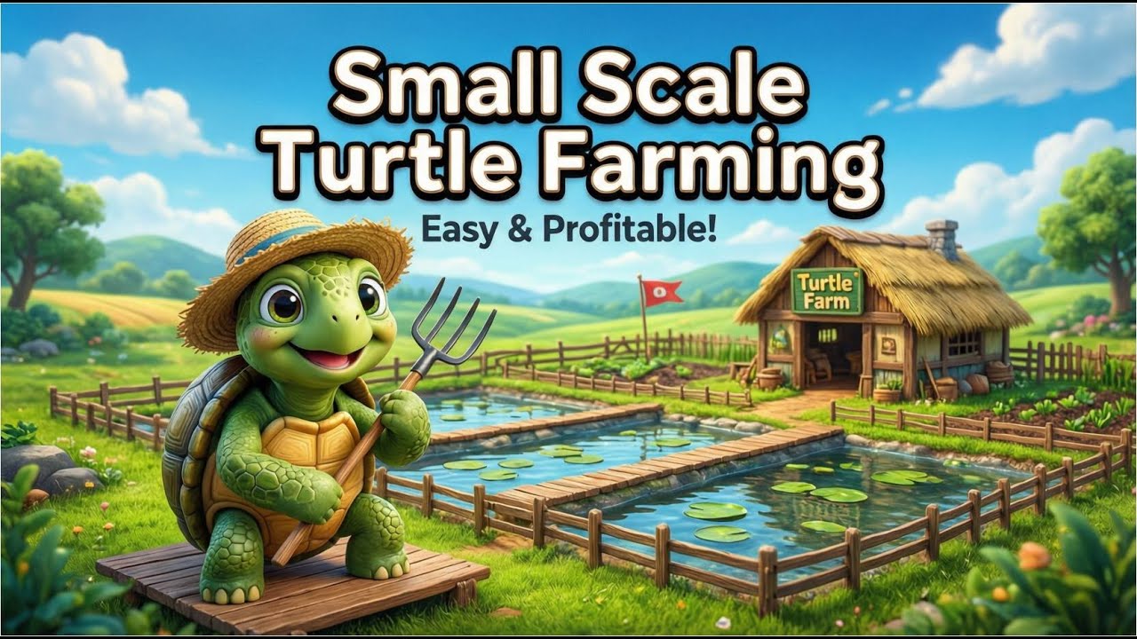Small Scale Turtle Farming: Beginner’s Guide to Ethical, Legal & Profitable Turtle Rearing!