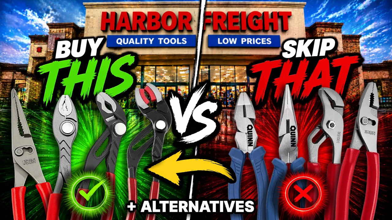 Скидка 35% на плоскогубцы ICON и Quinn & Doyle в Harbor Freight &mdash; покупайте, а не пропускайте!