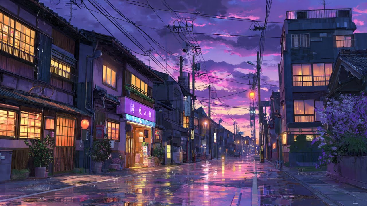 Relive 1980s Lofi City Vibes 🎷 Rainy Lofi Music Mix for Sleep, Study, and Focus 📚 Lofi Rain Playlist