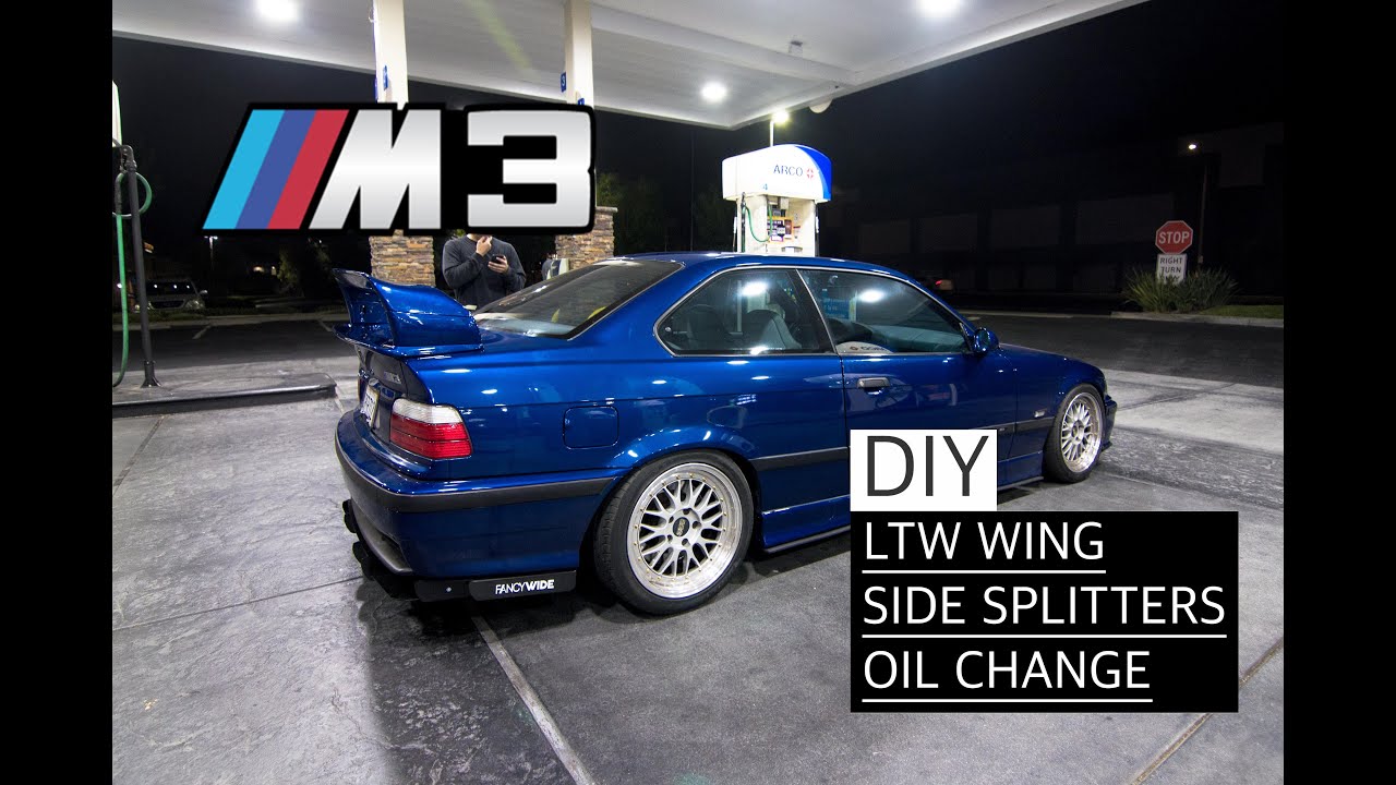 Installing LTW M3 Spoiler And New Side Splitters