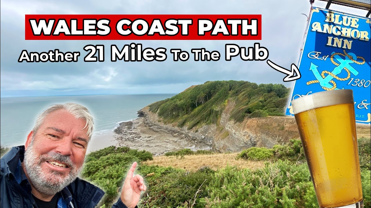 Porthcawl To The Blue Anchor - 21 Miles OnThe Wales Coast Path Towards CARDIFF