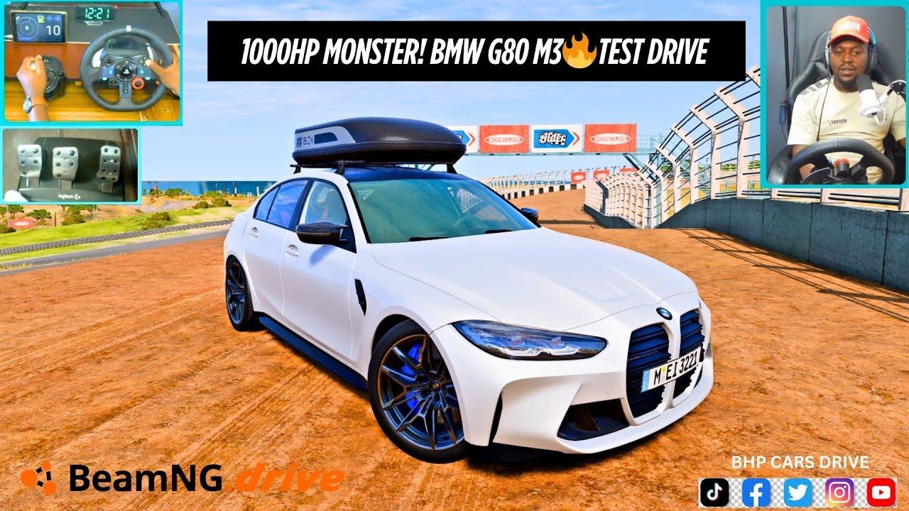 Testing the BMW M3 Mod in BeamNG with Logitech G29 | Realistic Driving Experience