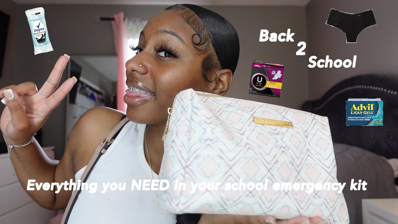 Everything you NEED in your school emergency kit! 2022