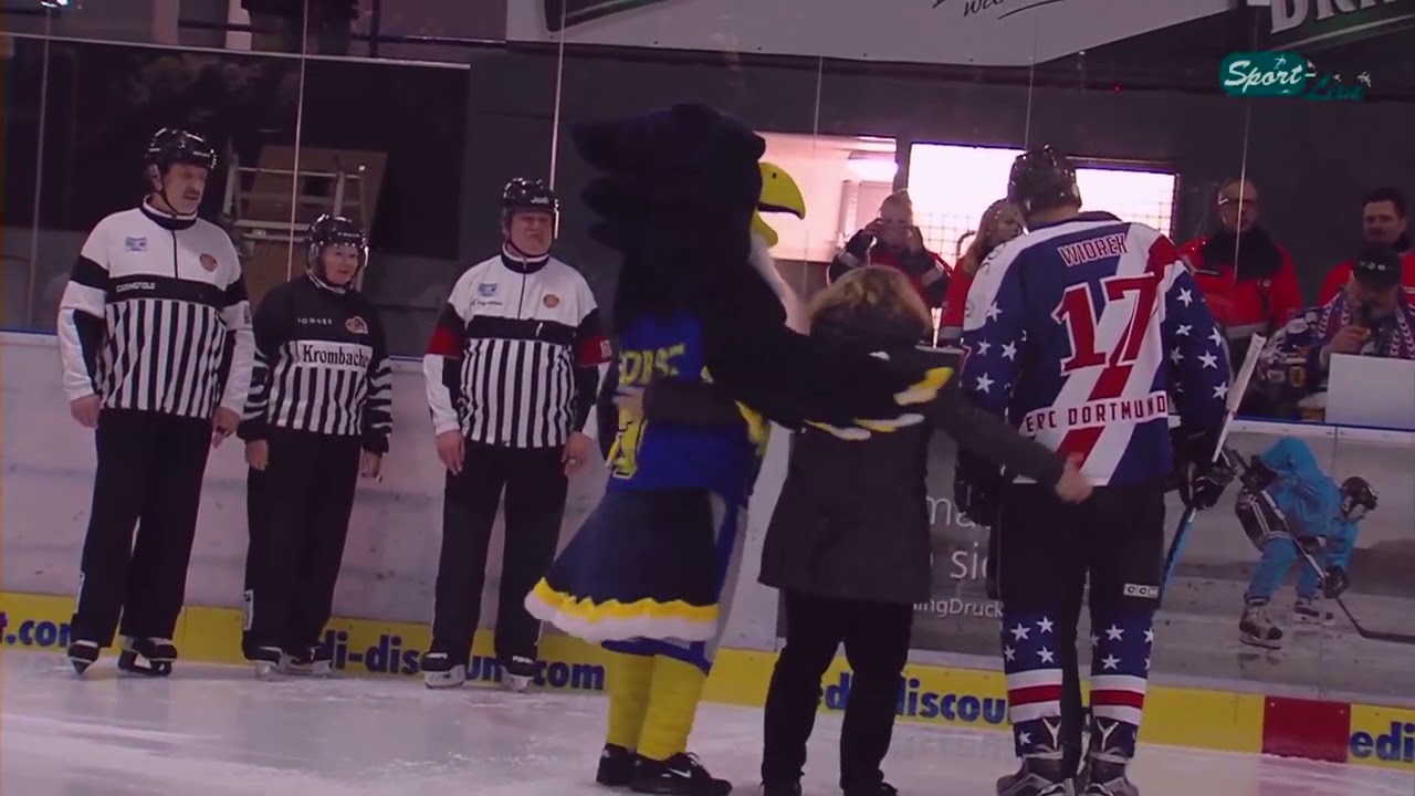 Benefiz-Eishockeyspiel ERC Dortmund 90 vs  Eisadler Dortmund