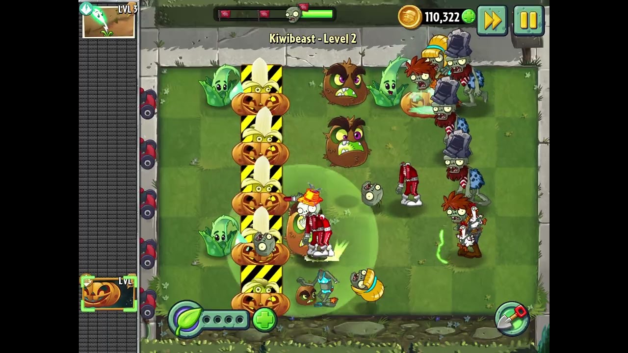 PvZ 2 New Plant Nursery Kiwibeast Level 2