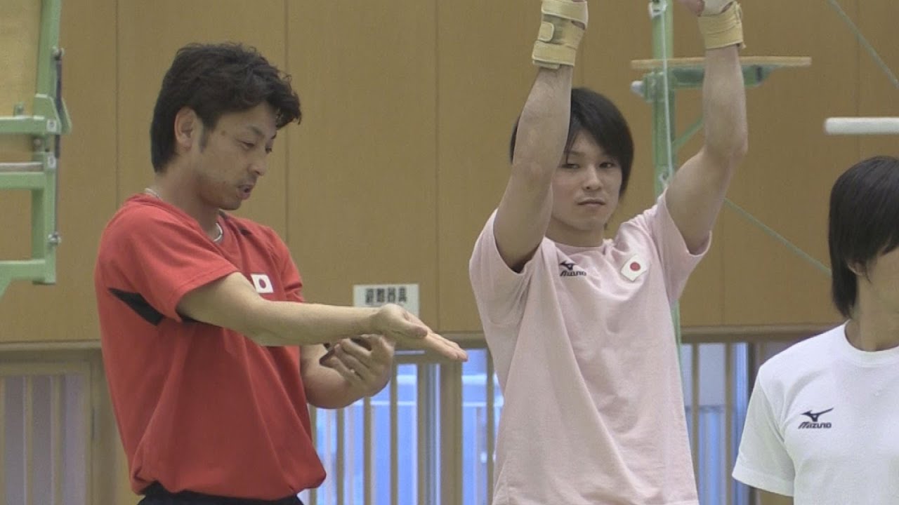 内村選手「シライ」挑戦へ 体操男子が強化合宿公開
