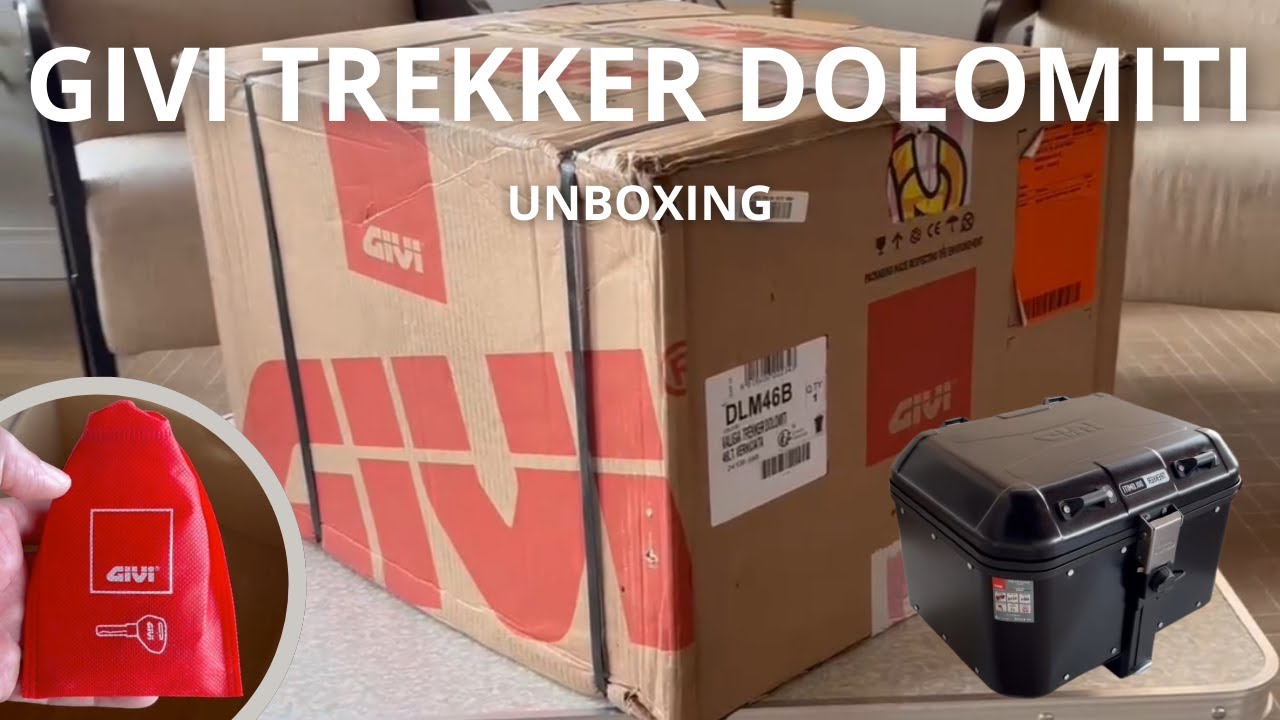 Top Case Givi Trekker Dolomiti (DLM46B) - Unboxing