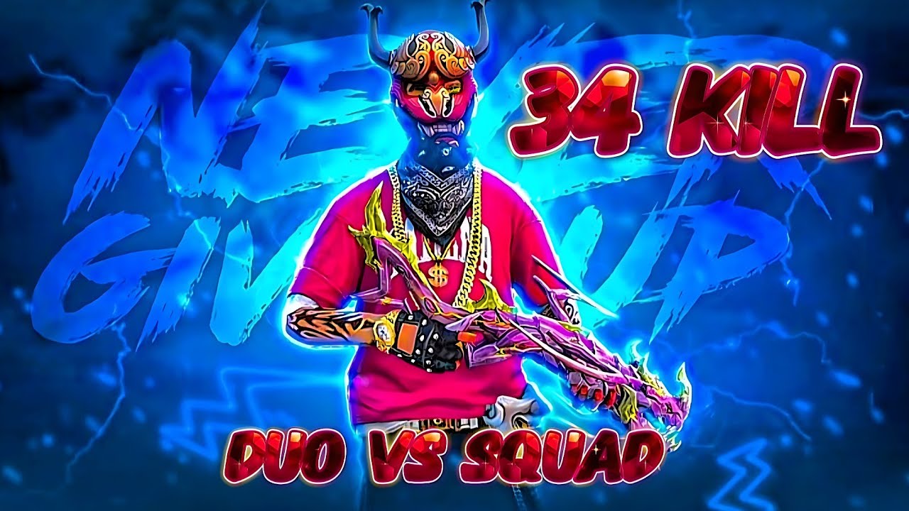 34 Kill Challenge 🗿😱 Duo vs Squad Mobile gameplay | iQOO neo 10r