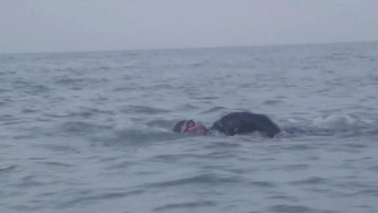 L'impresa di Ross Edgley, a nuoto circumnaviga la Gran Bretagna