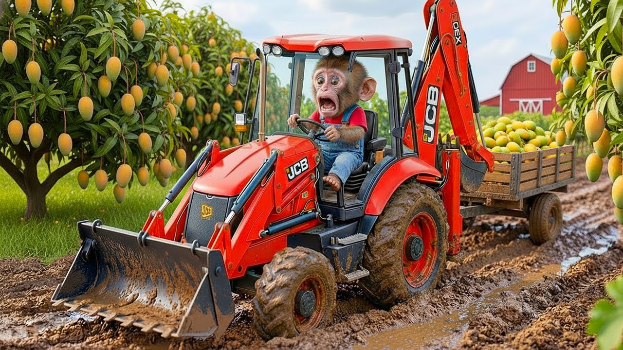 Baby monkey Bon Bin fishing runner duckling cat crocodiles Transfiguration Animal Islands
