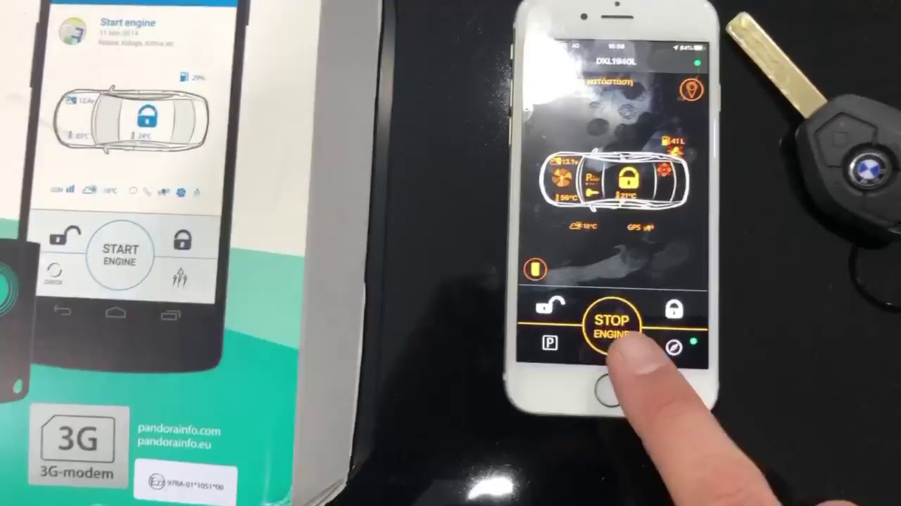 &Alpha;&nu;&tau;&iota;&kappa;&lambda;&epsilon;&pi;&tau;&iota;&kappa;ό &sigma;ύ&sigma;&tau;&eta;&mu;&alpha; &sigma;&upsilon;&nu;&alpha;&gamma;&epsilon;&rho;&mu;&omicron;ύ PANDORA Smart Pro &mu;&epsilon; GPS &epsilon;&nu;&tau;&omicron;&pi;&iota;&sigma;&mu;&omicron;ύ &kappa;&alpha;&iota; &epsilon;&kappa;&kappa;ί&nu;&eta;&sigma;&eta; &kappa;&iota;&nu;&eta;&tau;ή&rho;&alpha; &sigma;&epsilon; BMW E46