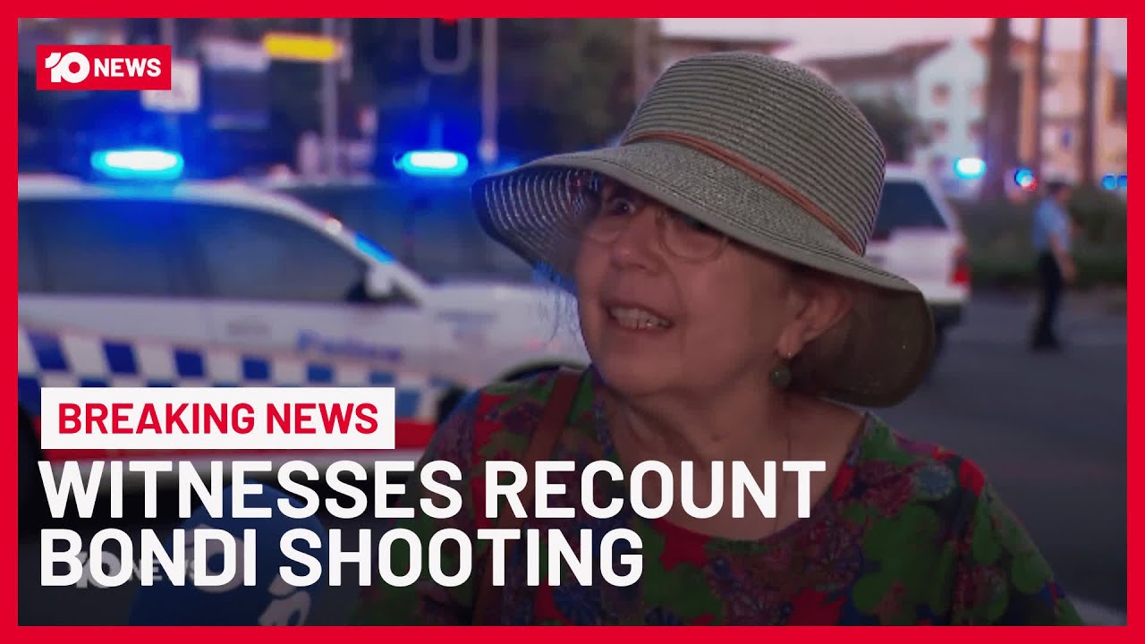 Bondi Beach Shooting: Witness Recounts Terrifying Moment Shots Were Fired | 10 News