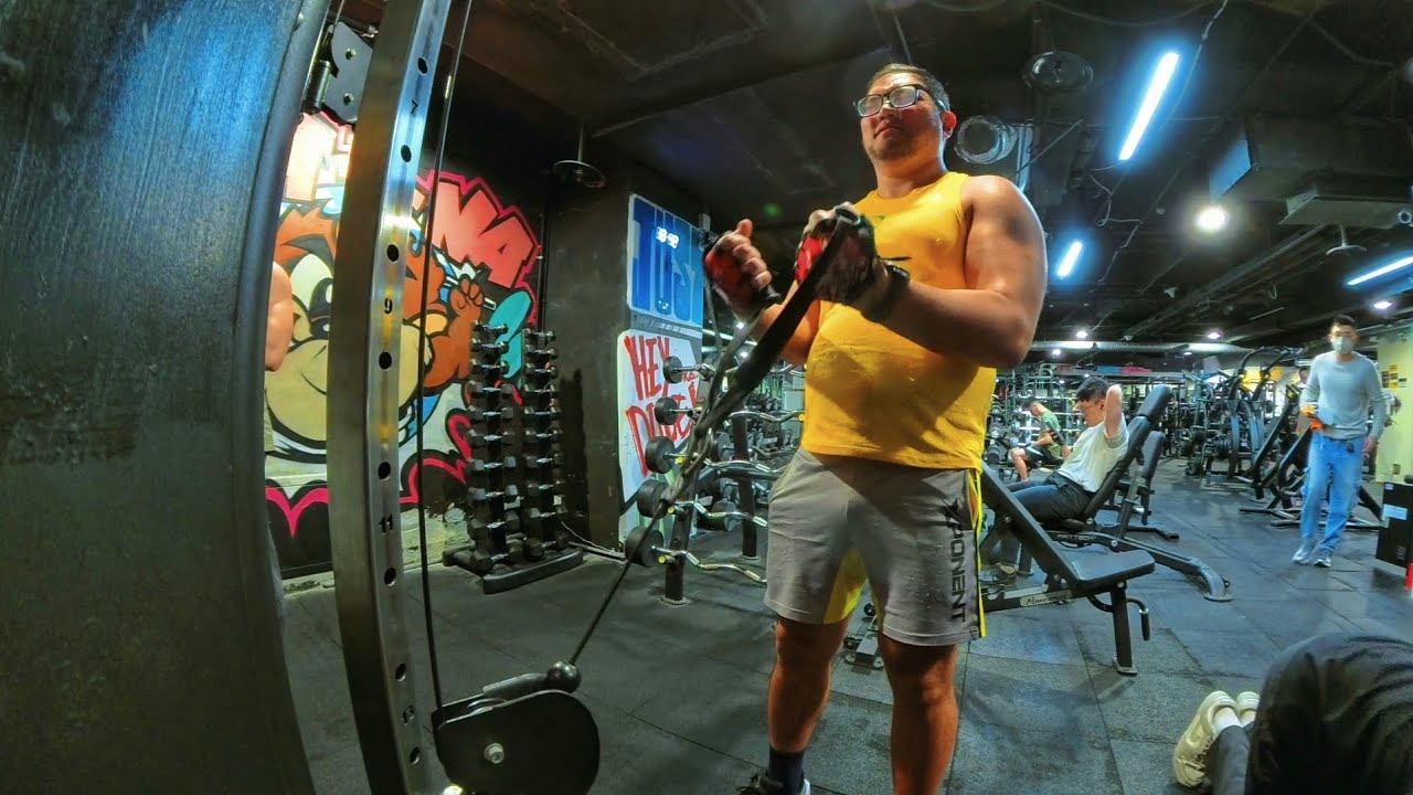 20260311阿石滑輪二頭彎舉 #CableBicepsCurl #Bicepcurl #weighttraining