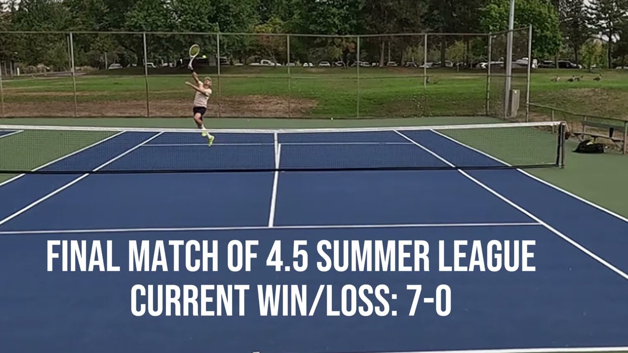 NTRP 4.5 Tennis | Final USTA Singles League Match 🎾