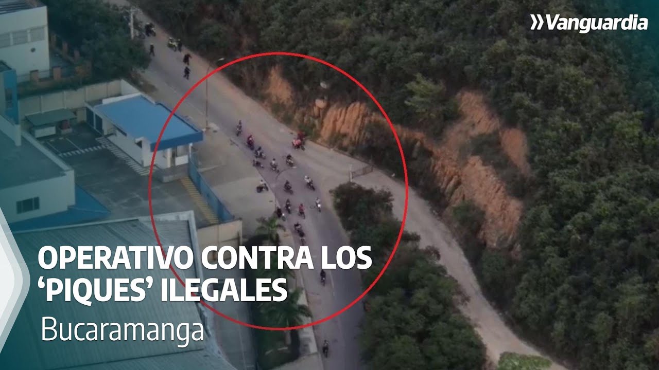 Operativo contra los 'piques' ilegales en #Bucaramanga | Vanguardia