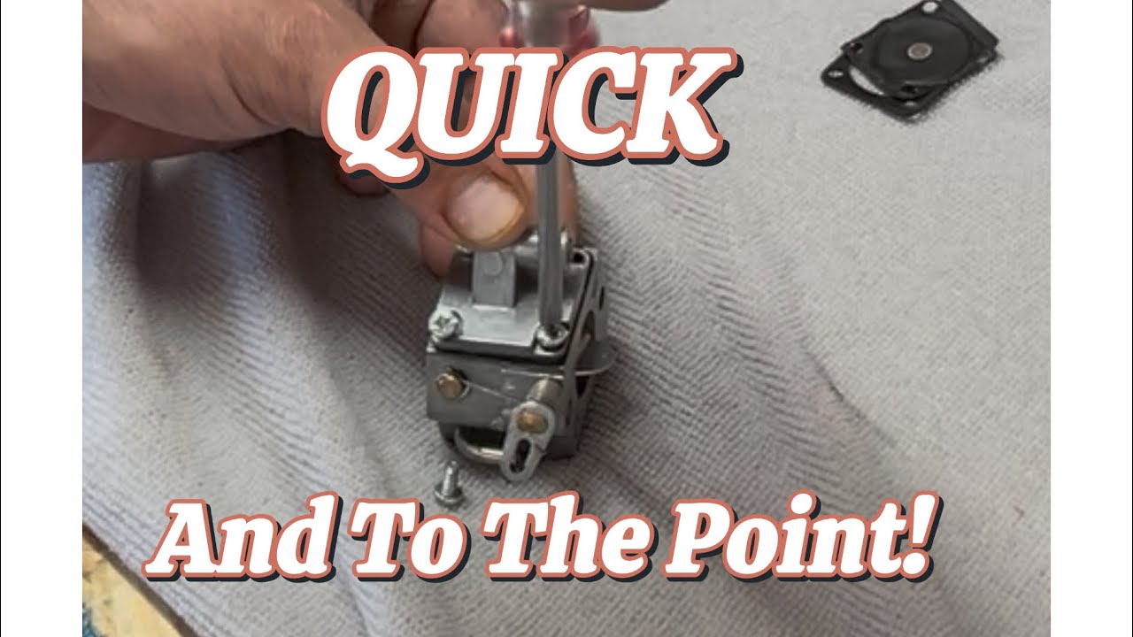 How to rebuild a Zama carburetor