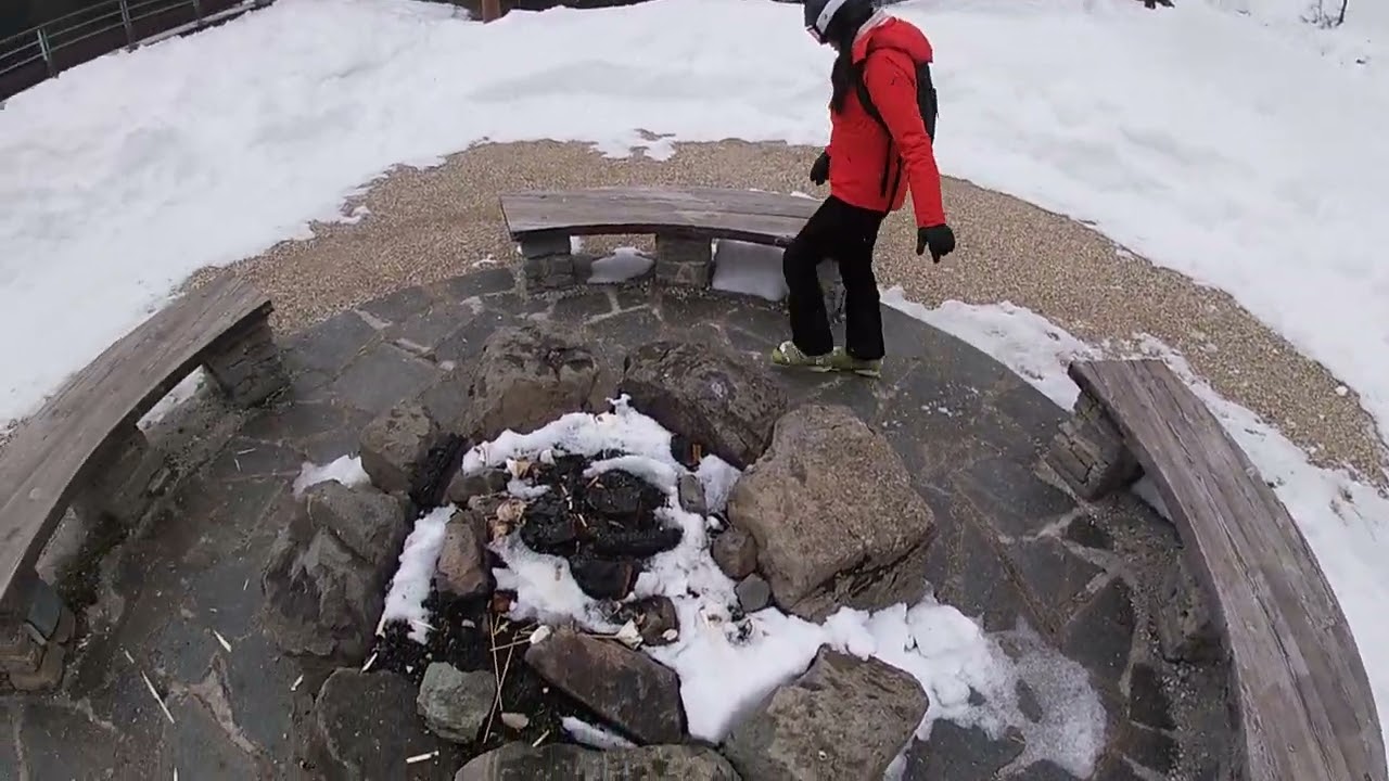 Flaine - Dag 5 - #11 Terug pauze nemen bij het kampvuur