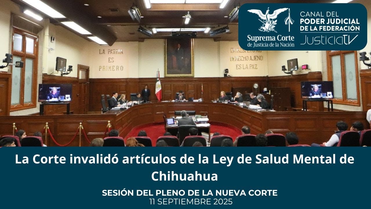 Sesión Pública del Pleno de la Nueva Suprema Corte de Justicia de la Nación | 11 SEPTIEMBRE 2025