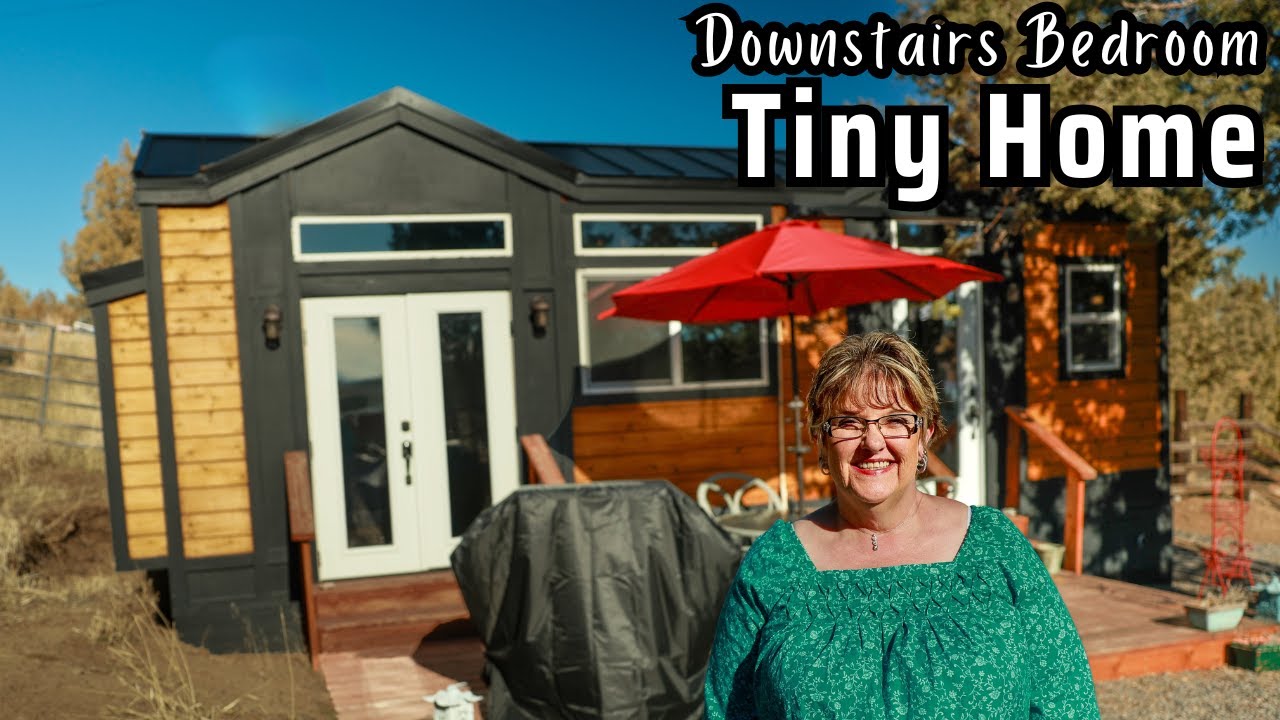 She Loves Her Tiny HOUSE with Downstairs Bedroom despite BIG Leak