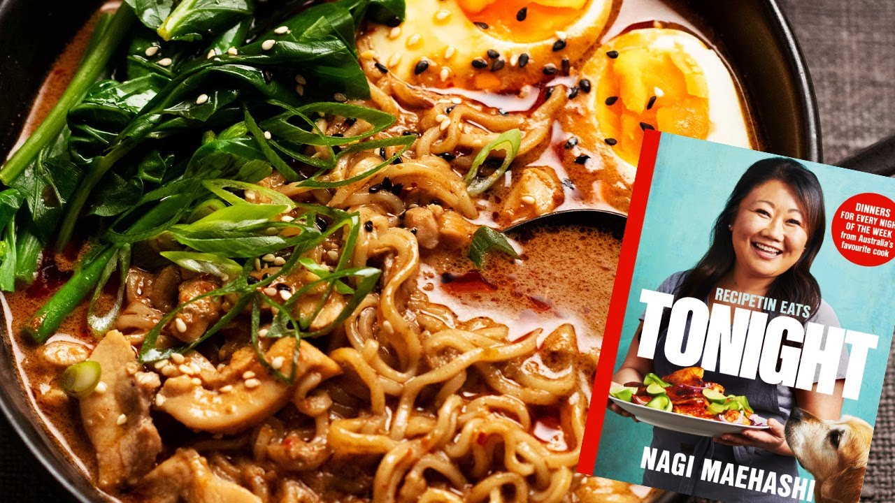 Spicy Sesame Ginger Noodle Soup