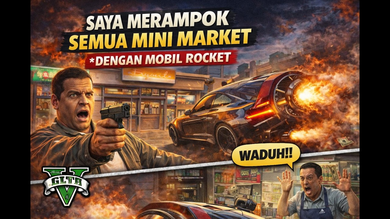 merampok tapi pakai mobil super? | GTA 5