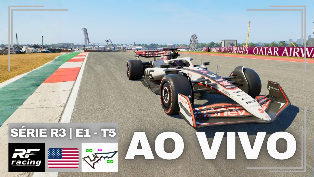 🔴 F1 25 - EUA - TEXAS 🇺🇸 | RFR LEAGUE - S&Eacute;RIE R3 (GRID CHALLENGE) - ETAPA 01 | TEMPORADA 5