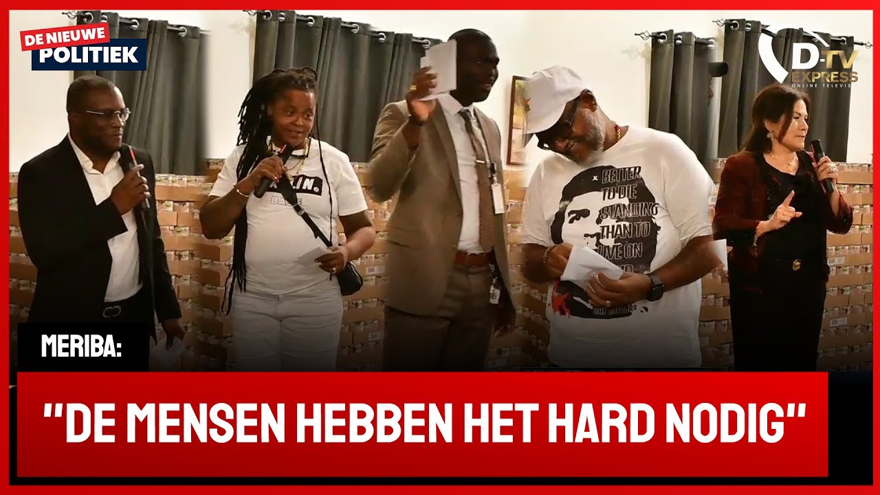 🚀 De Nieuwe Politiek Live • Donatie aan 18 tehuizen ala ondersteuning (Suriname)
